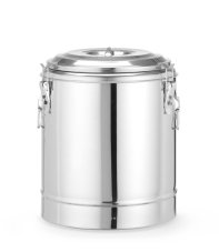 Termoska na přepravu potravin, HENDI, Kitchen Line, 23L, Stříbrná, ⌀350x(H)440mm