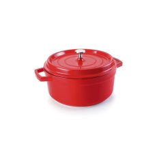 Lacor Hrnec kulatý, pr. 16 cm, červený