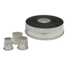 TOMGAST Sada vykrajovátek vlnitých 20–105 mm
