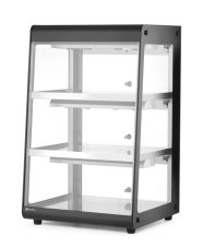 Vyhřívaná pultová expozice, HENDI, Černá, 220-240V/500W, 472x447x(H)775mm