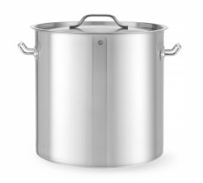 Vysoká nádoba na dušení - s víkem, HENDI, Budget Line, 50L, ⌀400x(H)400mm