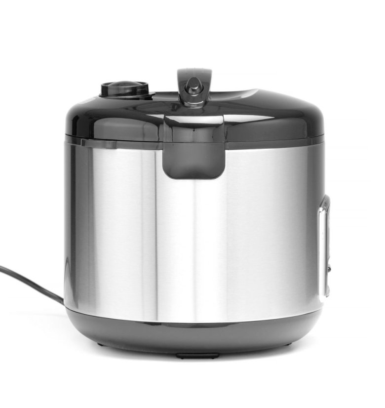 Rýžovar s funkcí vaření v páře, HENDI, Profi Line, 1,8L, 230V/700W, ⌀280x(H)285mm