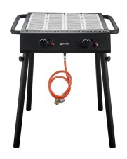 Xantos Black Plynový gril, HENDI, Černá, 9,5kW, 770x710x(H)870mm