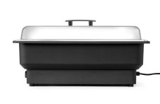 Chafing dish elektrický Tellano, HENDI, Kitchen Line, GN 1/1, 9L, 220-240V/900W, 575x349x(H)278mm