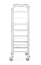 Vozík pro přepravu košů do myčky – 7 x 500x500 mm, HENDI, 615x560x(H)1710mm