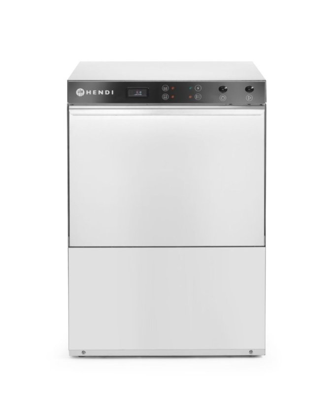 Myčka nádobí K50, HENDI, s dávkovačem mycího prostředku i vypouštěcím čerpadlem, 230V/3600W, 600x570x(H)830mm