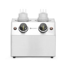 Ohřívač omáček dvojitý, HENDI, 1,3L, 220-240V/400W, 270x223x(H)282mm
