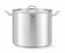 Vysoký hrnec s poklicí, HENDI, Kitchen Line, 21L, ⌀320x(H)270mm