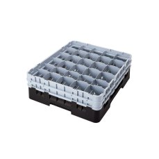 Cambro Koš Camrack 30 pozic, výška sklenice 9 cm - Černá