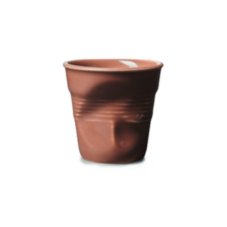 Revol Froissés pohárek hnědý 80 ml