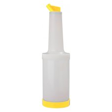 TOMGAST Láhev store´n pourer 1 l, žlutá