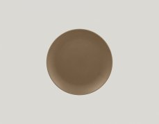 RAK Porcelain RAK Genesis talíř mělký pr. 18 cm, hnědá | RAK-GNNNPR18CR