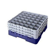 Cambro Koš Camrack 36 pozic, výška sklenice 11 cm - Modrá
