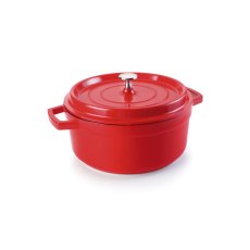 Lacor Hrnec kulatý, pr. 20 cm, červený