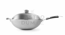 OEM pánev nerezová WOK s poklicí (Ø 360 mm, 2,75 kg)