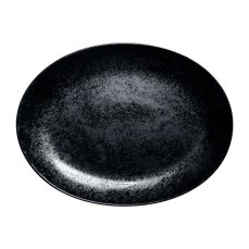 RAK Porcelain RAK Talíř oválný 32 x 23 cm, černá | RAK-KRNNOP32