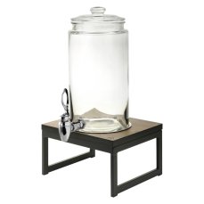 TOMGAST Dávkovač skleněný s podstavcem, 287,5 × 296,2 × 523 mm, 5,7 l