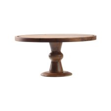TOMGAST Podnos pro dort, dřevěný, pr. 32 cm, h: 15 cm