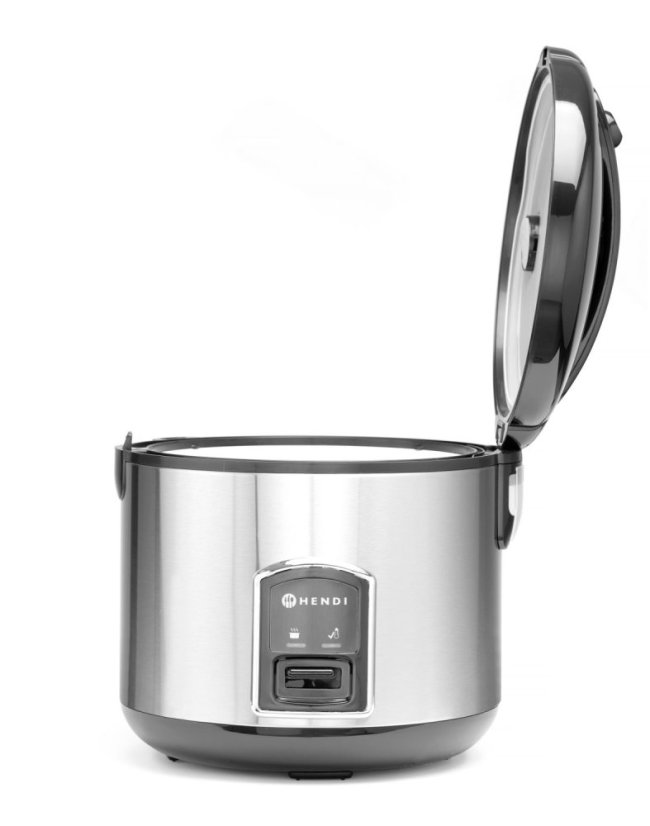 Rýžovar s funkcí vaření v páře, HENDI, Profi Line, 1,8L, 230V/700W, ⌀280x(H)285mm