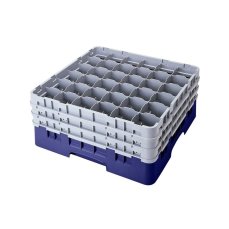 Cambro Koš Camrack 36 pozic, výška sklenice 30 cm - Modrá
