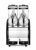 Výrobník ledové tříště 2x12 litrů, Arktic, 24L, 230V/710W, 470x515x(H)780mm