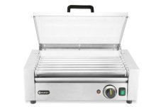 Gril na válečky, 1 zónový s energeticky úsporným krytem, HENDI, 230V/620W, 566x375x(H)259mm