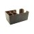 TOMGAST Bar Caddy dřevěný 25 × 25 × 10,5 cm