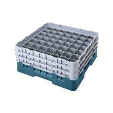 Cambro Koš Camrack 49 pozic, výška sklenice 13,2 cm - Tyrkysová