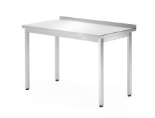 Nástěnný stůl – šroubovaný, hloubka 700 mm, HENDI, Profi Line, 1200x700x(H)850mm