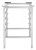 Podstavec pod konvektomaty Nano Compact 10×GN 1/1, HENDI, PODSTAVEC POD KONVEKTOMAT 223161, 223154, GN 1/1, 460x620x(H)500mm