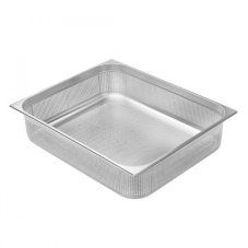 TOMGAST Gastronádoba Profi děrovaná s úchyty GN 2/1 150 mm