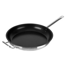 Inoxibar Pánev nízká nerezová s nepřilnavým povrchem teflon pr. 40 cm
