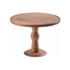 TOMGAST Podnos pro dort, dřevěný, pr. 32 cm, h: 23 cm