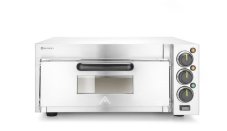 Jednokomorová pec na pizzu 2000 W, HENDI, Stříbrná, 230V/2000W, 580x560x(H)275mm