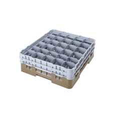 Cambro Koš Camrack 30 pozic, výška sklenice 9 cm - Béžová