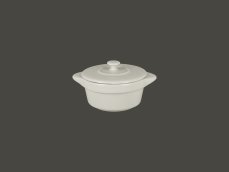 RAK Porcelain RAK Chef's Fusion hrnec s poklicí mini 8,5 cm, bílý | RAK-CFRD09WH