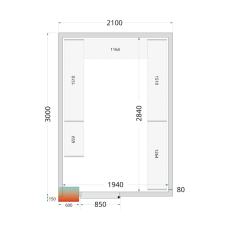 TEFCOLD CR 210x300x220 WD