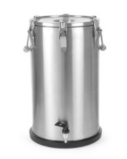 Izolovaný přenosný kontejner – se závitníkem, HENDI, Profi Line, 35L, Stříbrná, ⌀330x(H)570mm