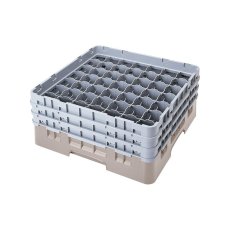 Cambro Koš Camrack 49 pozic, výška sklenice 13,2 cm - Béžová