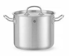 Vysoký hrnec s poklicí, HENDI, Kitchen Line, 5L, ⌀200x(H)160mm