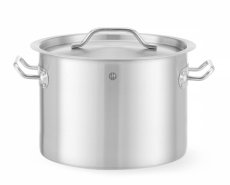 Střední hrnec s poklicí, HENDI, Budget Line, 9L, ⌀250x(H)180mm