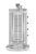 Plynový kebab gril, HENDI, Profi Line, 230V/16W, 13kW, 735x745x(H)1110mm