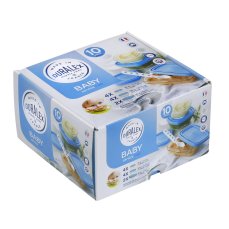 Duralex Freshbox set 10 ks, modrá víčka