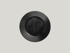 RAK Porcelain RAK Talíř mělký 25 cm – černá | RAK-EDFP25