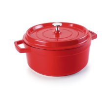 Lacor Hrnec kulatý, pr. 28 cm, červený