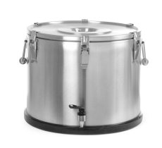 Izolovaný přenosný kontejner – se závitníkem, HENDI, Profi Line, 50L, Stříbrná, ⌀480x(H)380mm