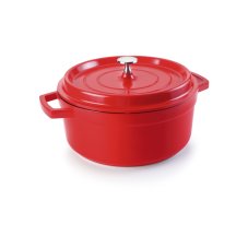 Lacor Hrnec kulatý, pr. 24 cm, červený