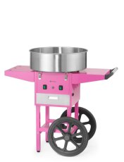 Stroj na cukrovou vatu, HENDI, Pastelově růžová, 220-240V/1130W, 948x520x(H)914mm