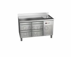 Asber stůl chladící ETP-7-135-04 HC S + dřez