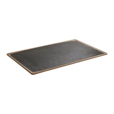 Verlo Tác Terra matte GN 1/1, melamin, hnědo-černá